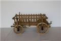 Miniatuur ladderwagen (boerenwagen) in het Karrenmuseum Essen